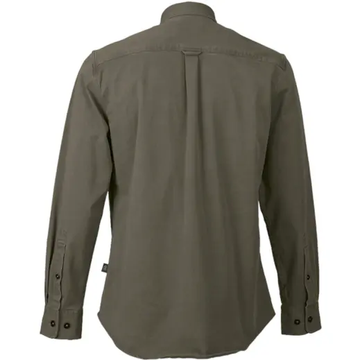 Heritage Double Pocket Shacket Fatigue Back